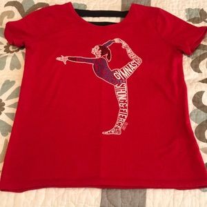 Strappy back Gymnast shirt